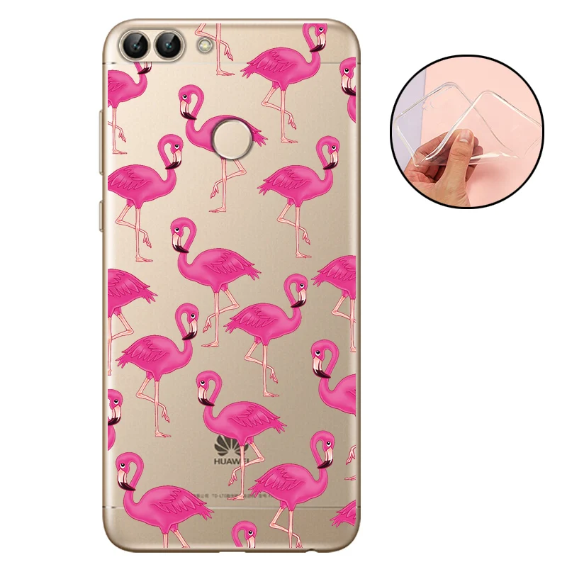 CROWNPRO СПС huawei P Smart чехол силиконовый мягкий ТПУ чехол P Smart Coque задний телефон для Funda huawei P Smart чехлы - Цвет: TAHLN