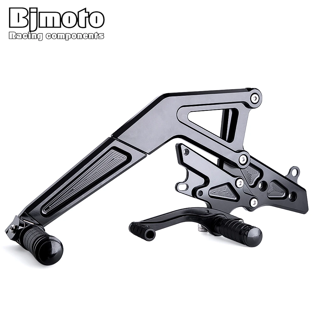 BJMOTO мотоциклетные Запчасти для Kawasaki Ninja 650R ER6F/ER-6N 12-14 мотоциклов гоночные ЧПУ Регулируемые задние комплекты задний комплект подножки