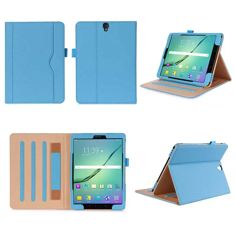 Новый складной деловой кожаный чехол для Samsung Galaxy Tab S3 9 7 &quot Портативная подставка