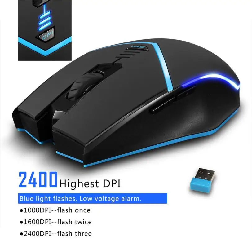 Мышь Raton zelotes Беспроводная usb-мышь 2,4G Портативная игровая мышь Мыши с нано-приемником для ПК ноутбук мышь 18Aug7