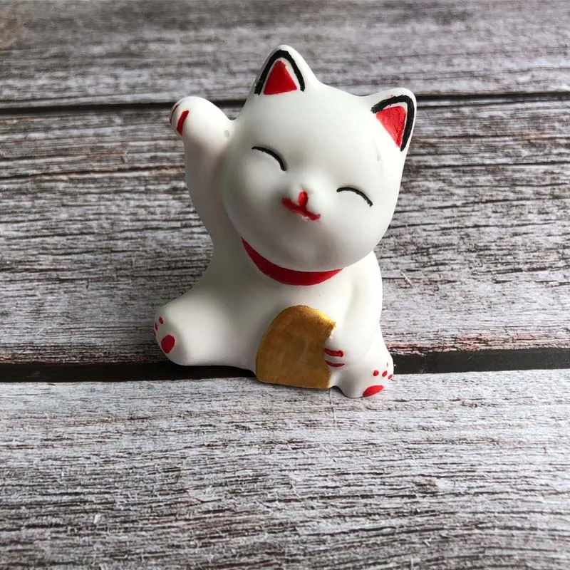 Lucky cat силиконовая форма для помадки торта мягкая глина моделирующий инструмент