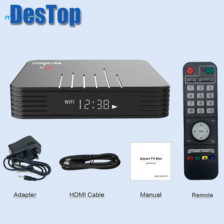 MAGICSEE N5 MAX Android tv Box Amlogic S905X3 Android 9,0 4 Гб ram 32 Гб 64 Гб rom 2,4G+ 5G WiFi 100 Мбит/с BT4.1 4K Smart tv BOX 2 ПК