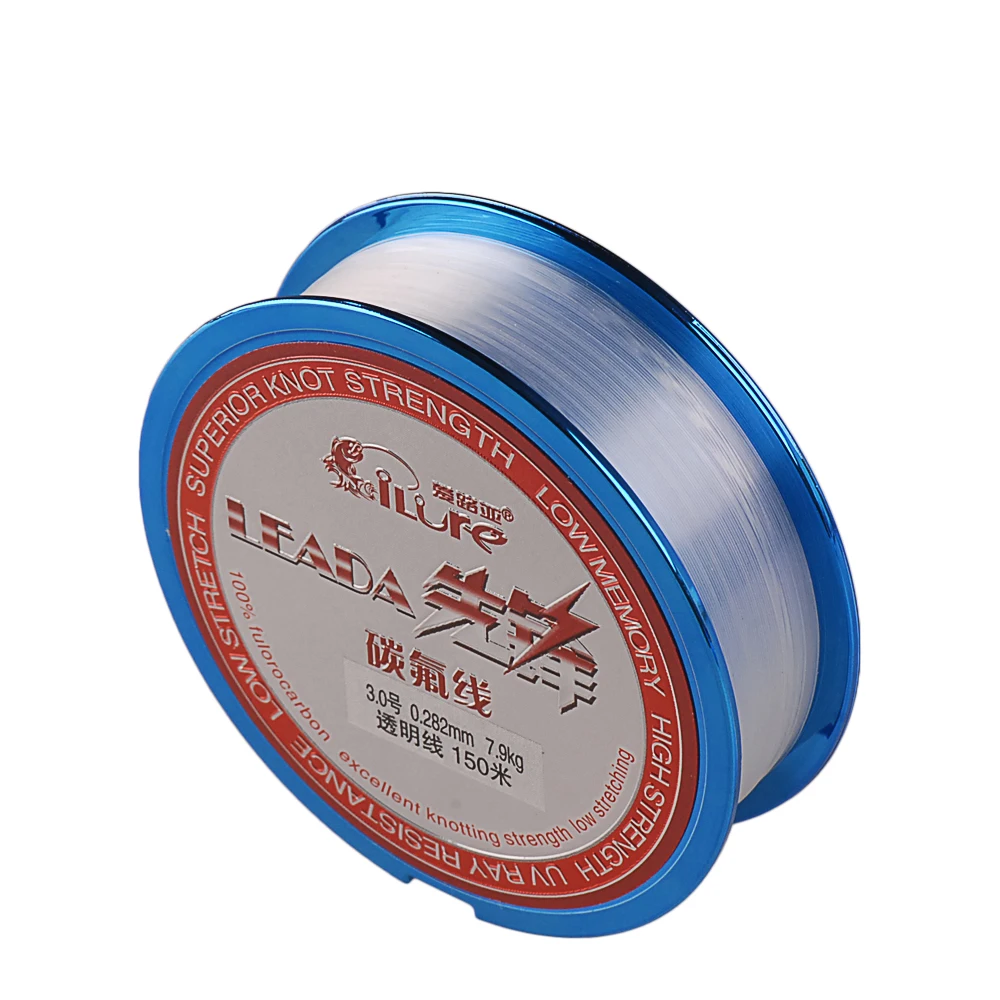 Ilure 150 м 0,4#-5,0# фторуглеродная леска Антифрикционная леска из углеродного волокна Тонущая Подлеска для карпа 18%-23% пластичная Снасть