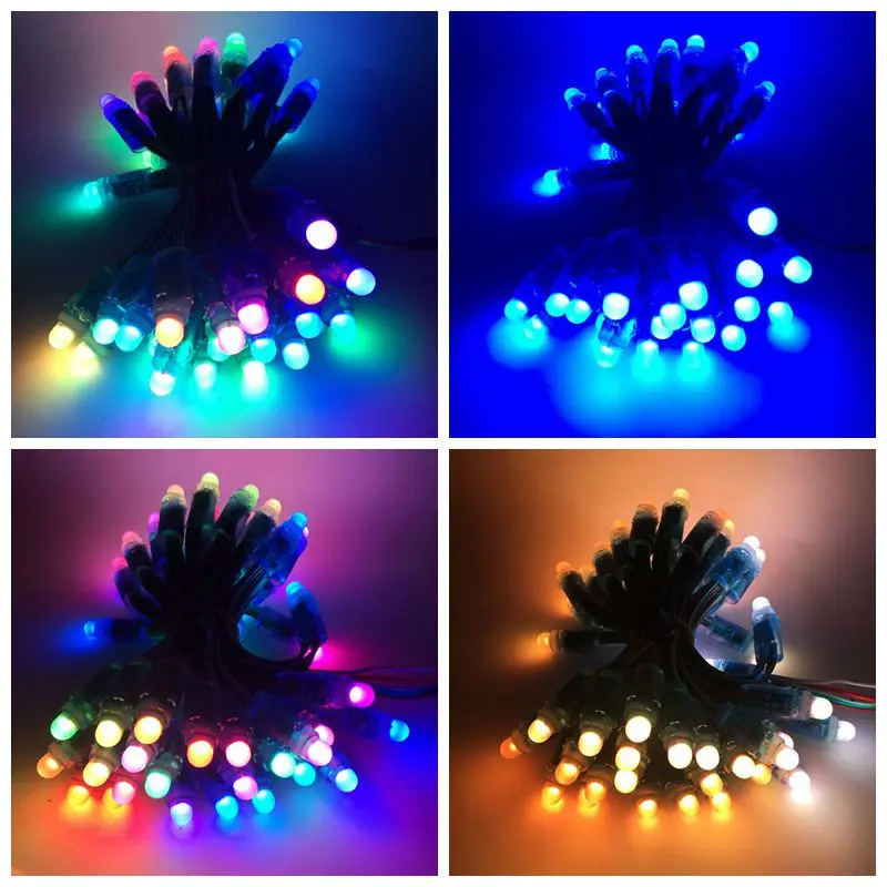 

100 . DC5V/DC12V WS2811 IC 12mmRGB Full
