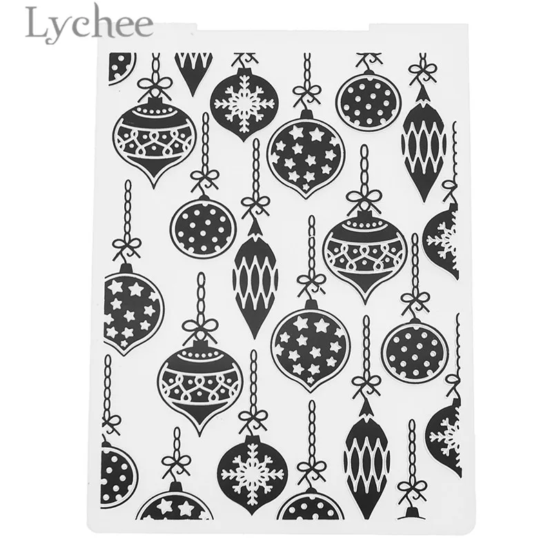 Lychee Life Цветочные листья день рождения пластиковая папка для тиснения карта