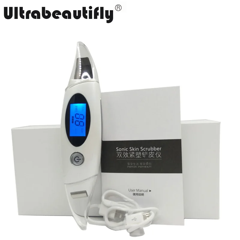 Высокочастотный вибрирующий ультразвуковой очиститель для кожи и скруббер