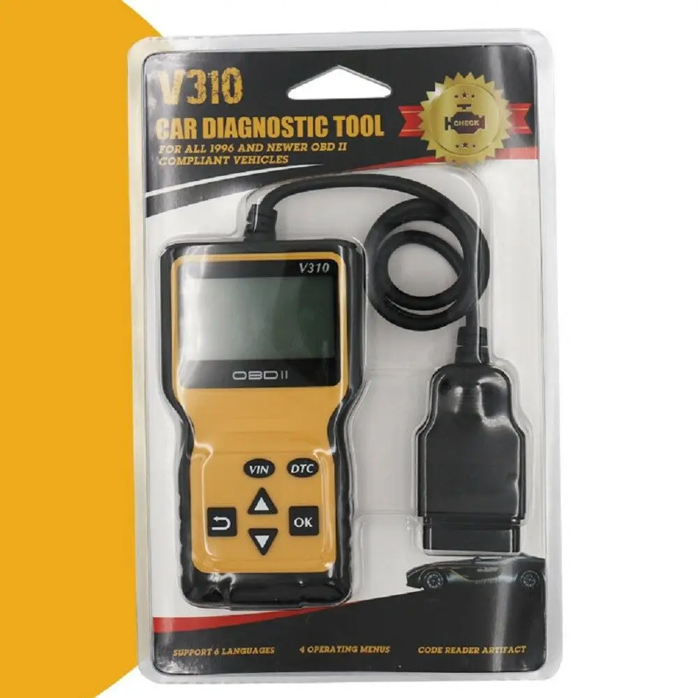 Viecar V310 OBD2 автомобильный диагностический инструмент полный OBD считыватель кодов