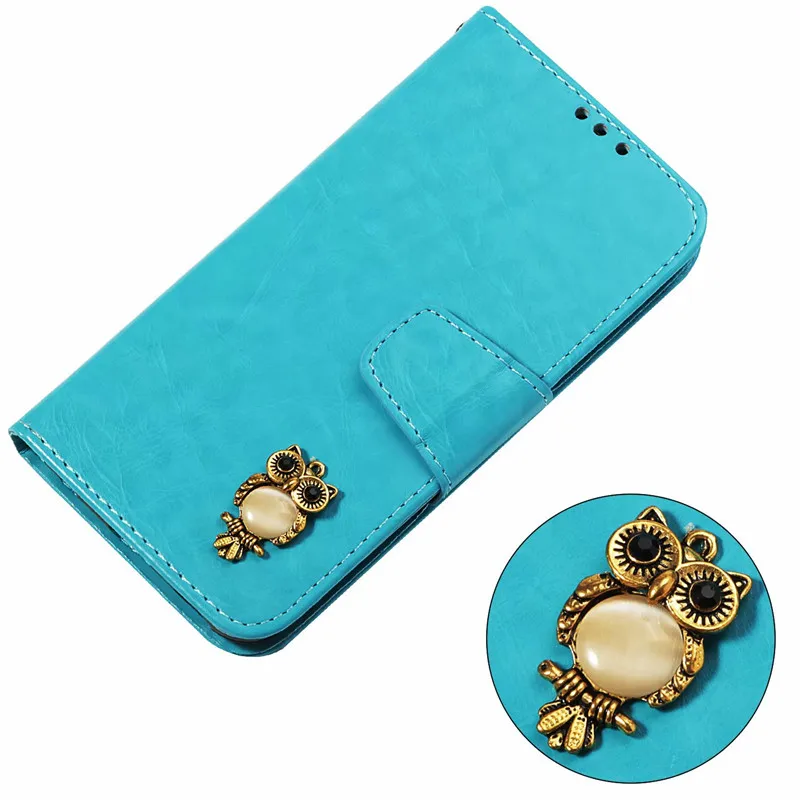 owl blue Флип-чехол для LG K7 K8 US EU, чехол, винтажный кошелек, кожаный чехол для телефона, для LG K10 K4, чехол с подставкой, отделениями для карт, чехлы - Цвет: owl blue