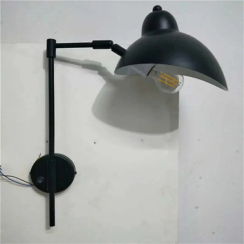 

Nordic Loft Post-Modern Apartment Wrought Iron Wall Lamp Adjustable Rotating Exhibition Hall Wall Lamp Hotel Engineering Lamps