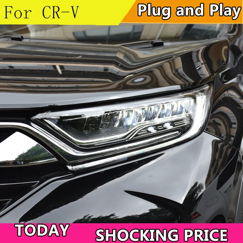Автомобильный Стайлинг Головной фонарь для CR V фар 2017 2018 CRV светодиодный DRL D2H Hid