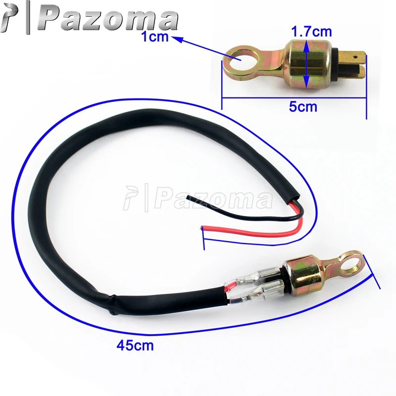 Двигатель 45 см Rearset Гидравлический Тормозной выключатель давления для Kawasaki Honda