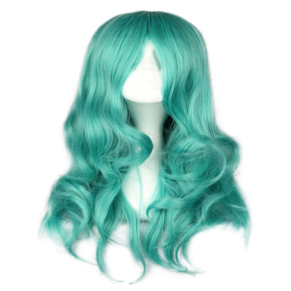 HAIRJOY синтетические волосы на молнии 70 см длинные волнистые Harajuku Лолита косплей парик 18 цветов