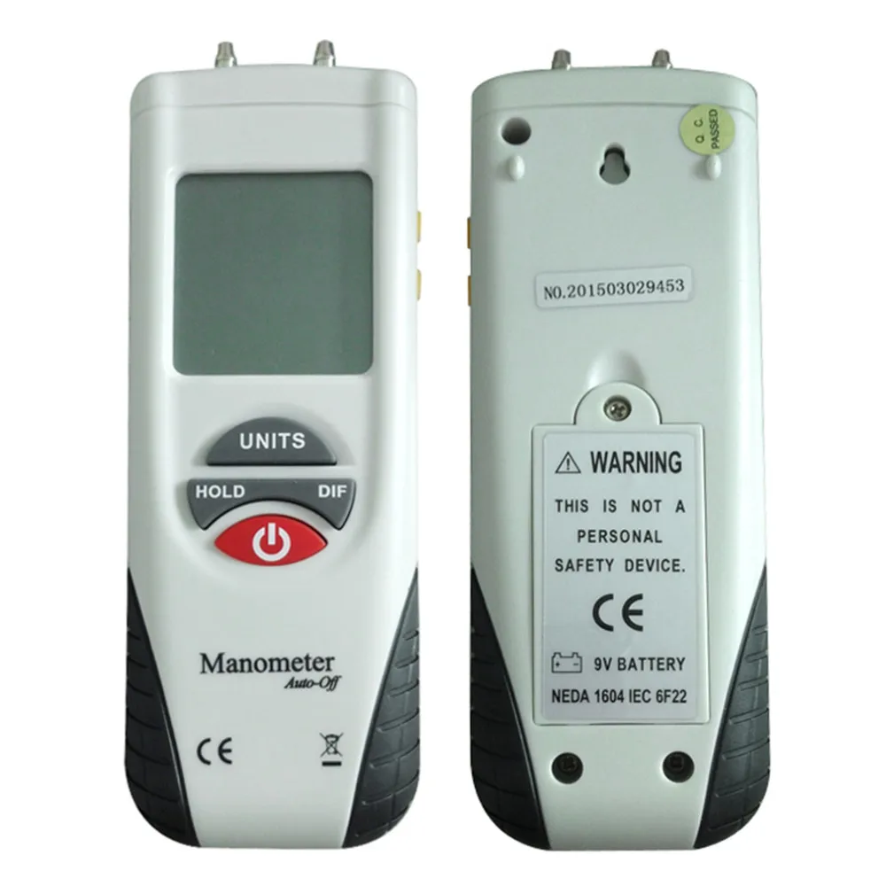 Манометр psi портативный барометр ЖК дисплей цифровой дифференциал Воздушный