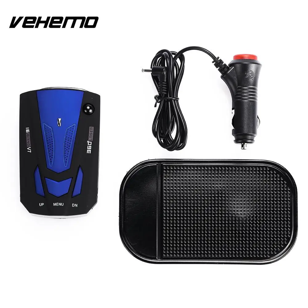 V7 Car Radar Tracker 16 Band Scanning Speed Control Detector Universal Drive Safely 360 Degrees | Автомобили и мотоциклы
