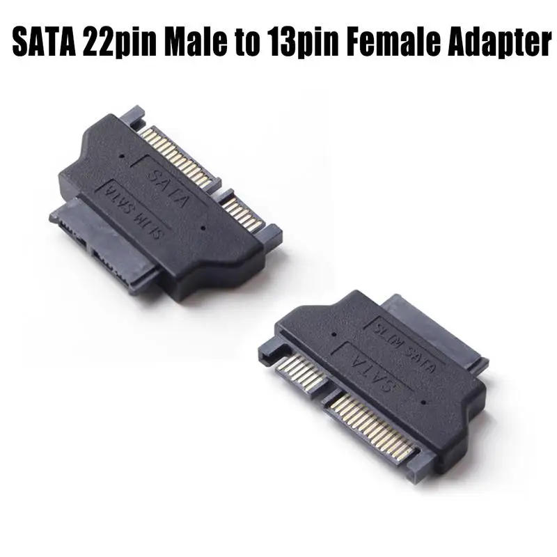 SATA адаптер Serial ATA 7 + 15 22 Pin Male To Slim 6 13 Female для настольного ноутбука HDD CD rom жесткий