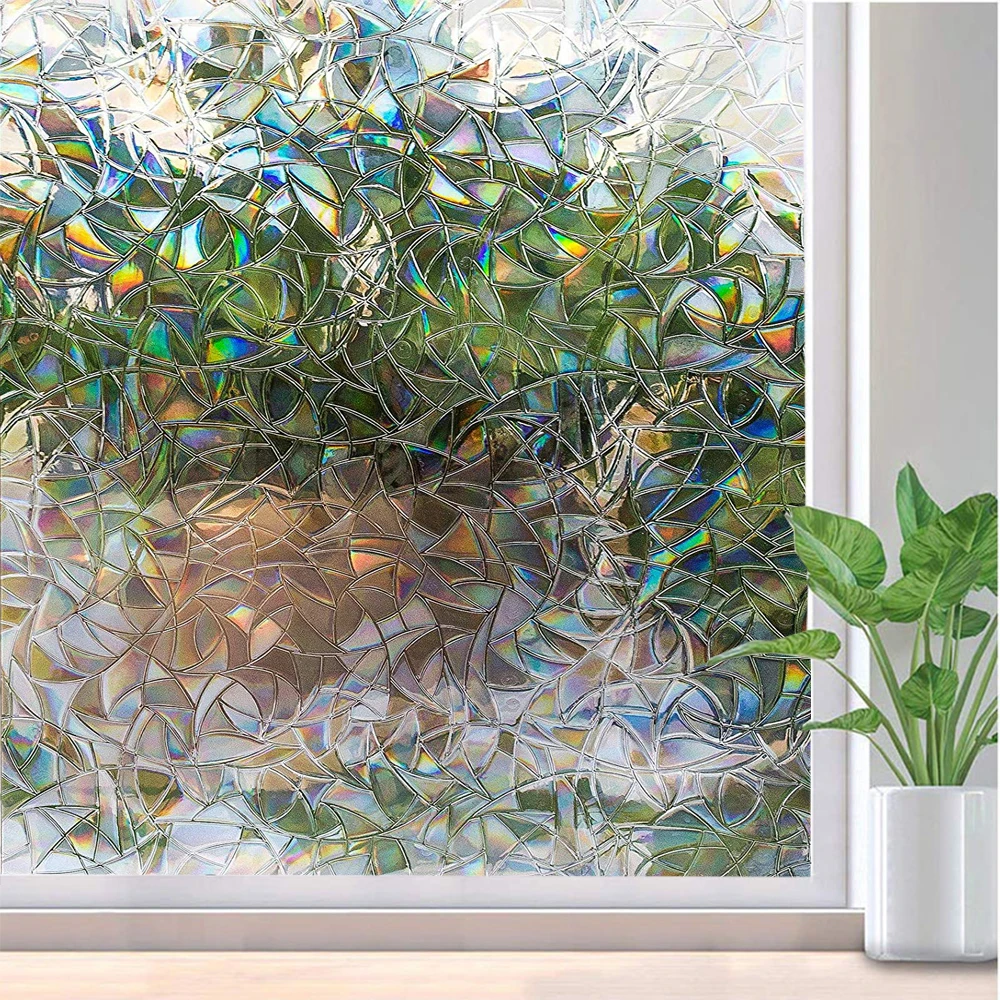 Funlife 30/45/60/75/90x200cmWindow Обложка пленка для домашнего декора без клея 3D статическое