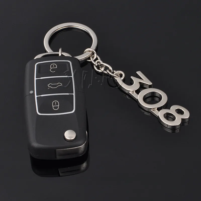 Автомобильные брелки автомобильные цифровые брелок для ключей Peugeot 206 207 307 308 408 508