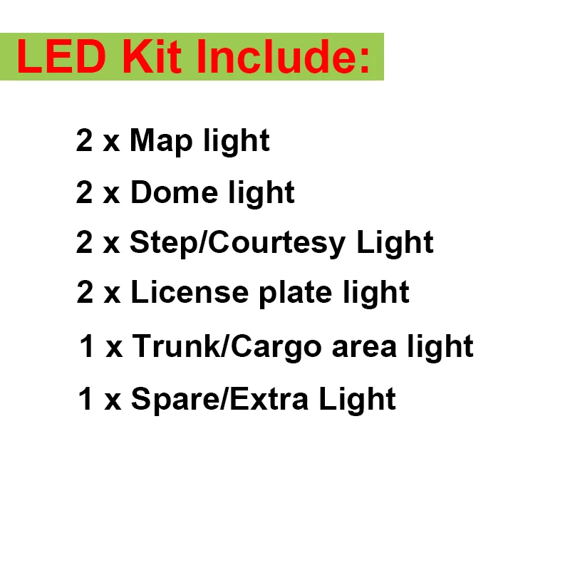 Buildreamen2 10 x автомобильный светильник 5630 SMD светодиодный посылка белая карта купол