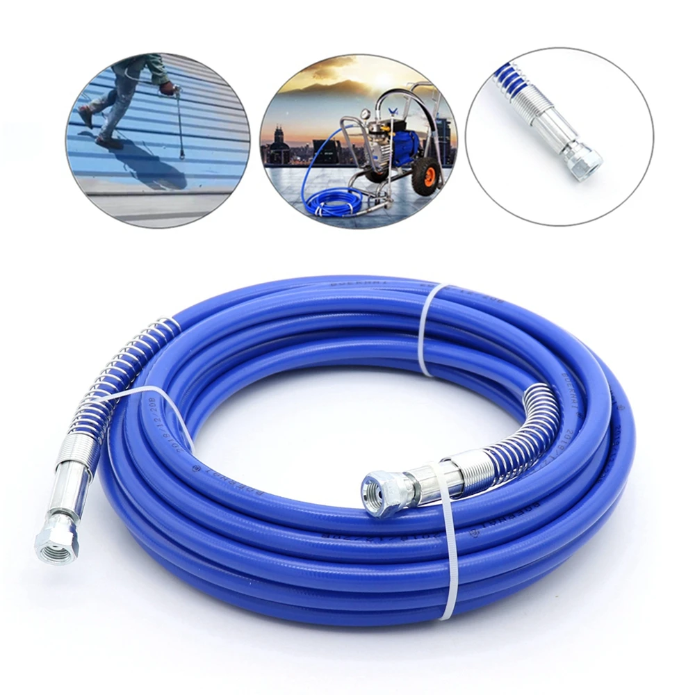 

15M 1/4" High-pressure Tube Airless Paint Spray Hose Pipe For Airless Sprayer