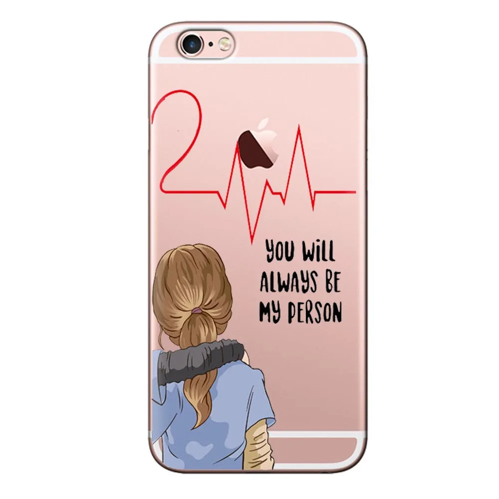 Мягкий силиконовый чехол из ТПУ с рисунком героев мультфильма You Are My Person для iPhone 11
