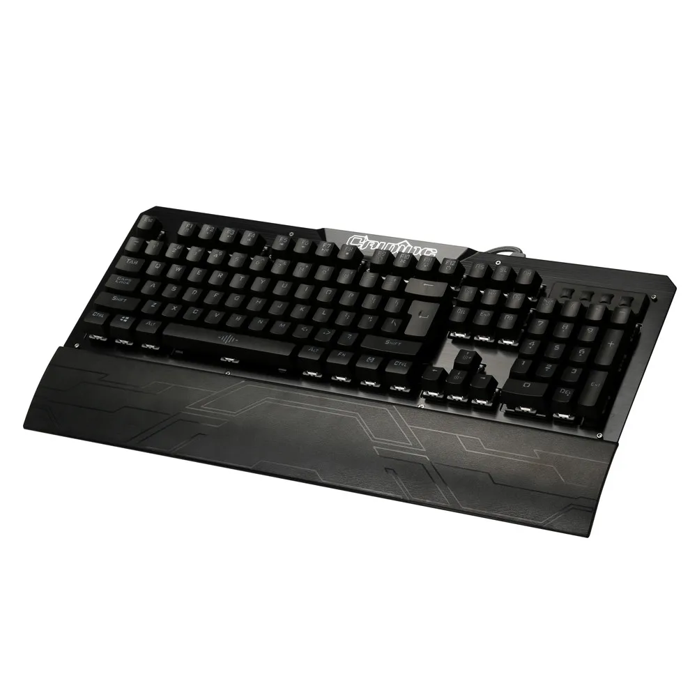 VOBERRY RGB LED подсветка Проводная USB клавиатура светящиеся 104 клавиши игровые