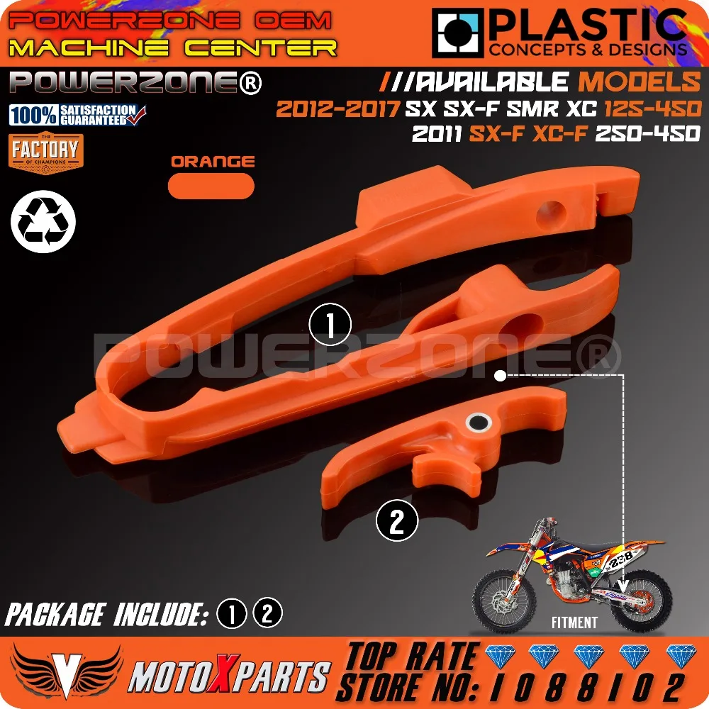 Цепной слайдер скользящая направляющая для мотоцикла KTM 125 150 250 350 450 SX/SX F/SMR/XC 2012 2015