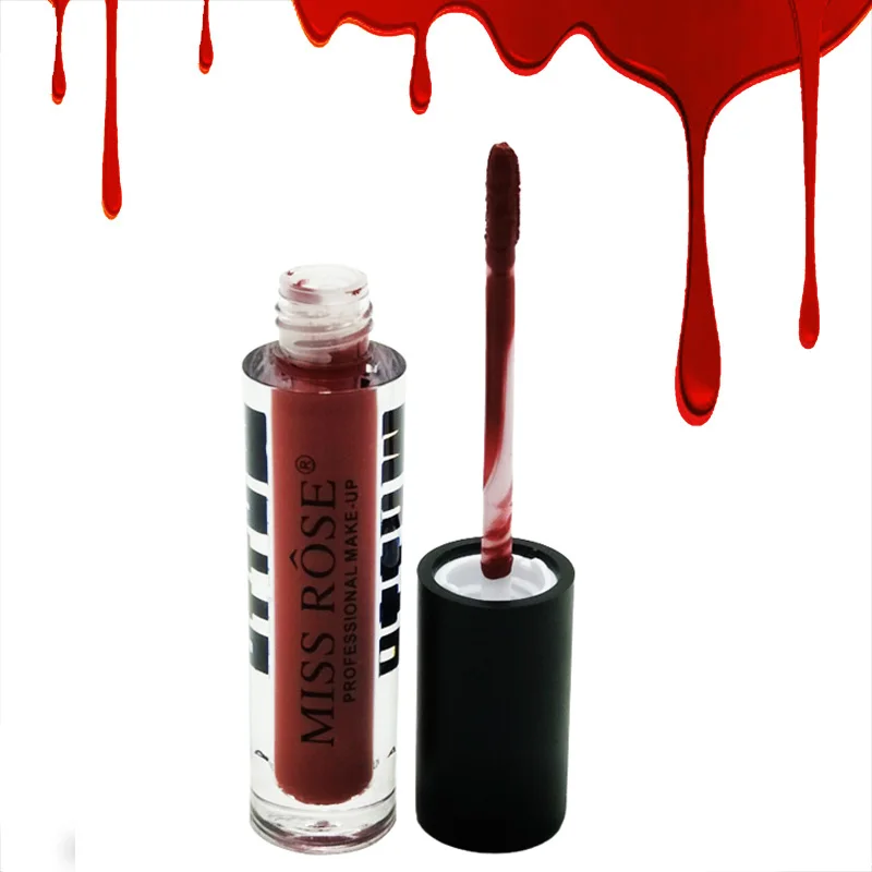 Красота красная помада матовая губная водонепроницаемый макияж Пигмент