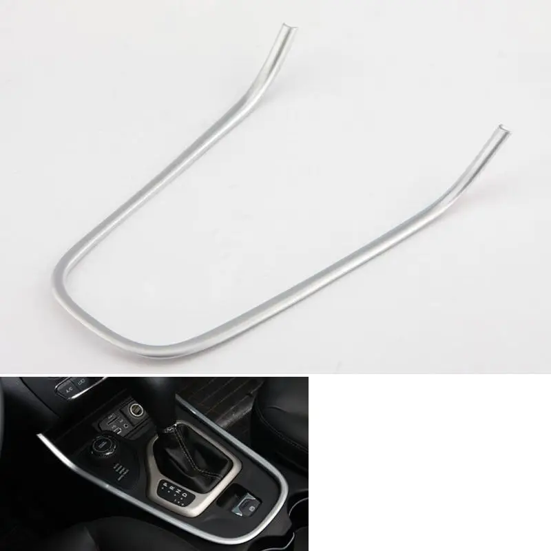 

Middle Center Console Panel Surround Frame Cover Trim for Jeep Cherokee Silver