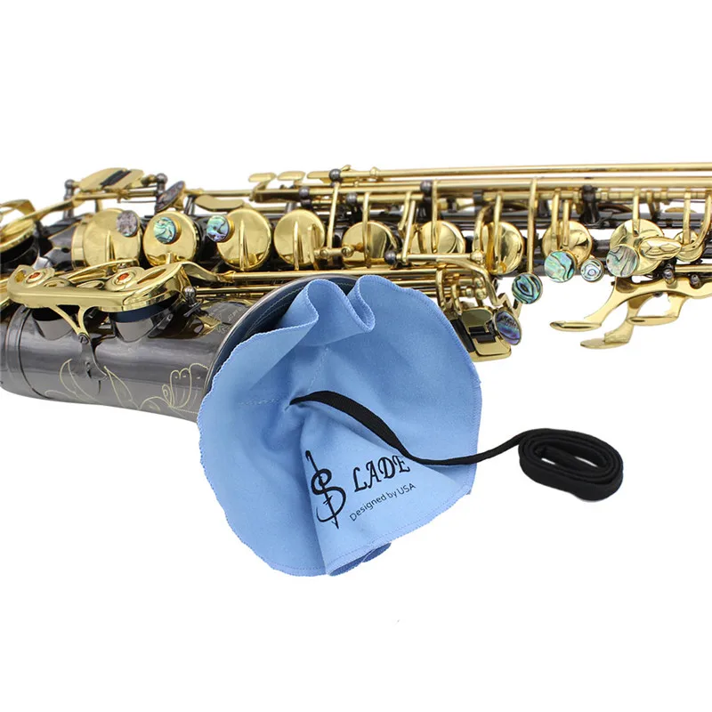 Профессиональные инструменты ткань для очистки Sax саксофона детали альт