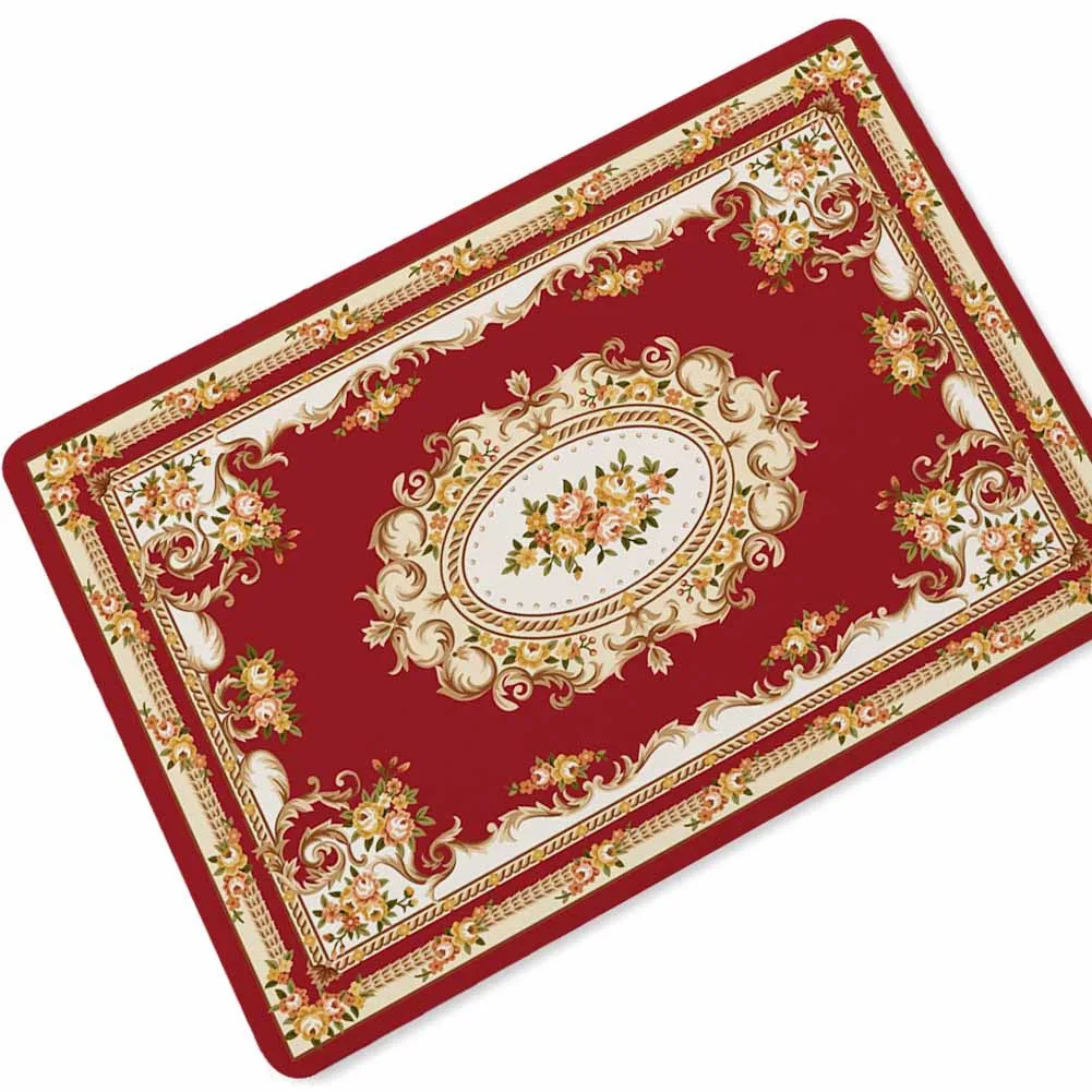 

Persian Style Printed Rubber Anti Slip Doormats Alfombra Cocina Entry Front Door Mats Tapis De Cuisine Welcome Kitchen Mat Rugs