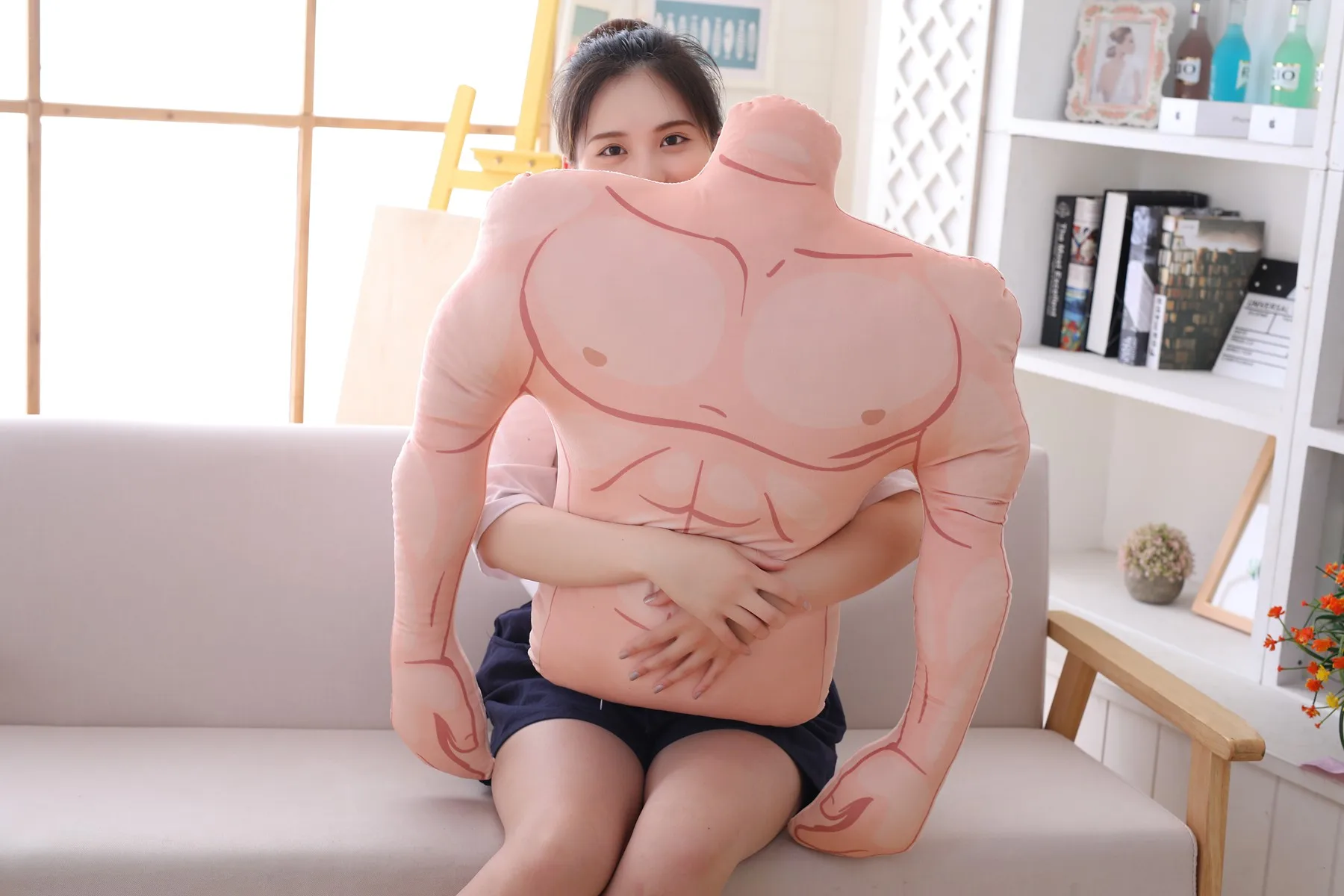 Мягкие подушки мускулистый человек Boyfriend Arm PlushToy задняя подушка большой комфорт Подушка креативный день рождения девушка подарок на день рождения
