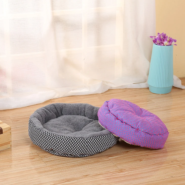 Petshy, круглая кровать для питомца кошки, диван, мягкий домик для собаки, мягкая внутренняя подушка для щенков, котенка, зимняя теплая подушка для сна, для отдыха, для маленьких собак, гнездо P