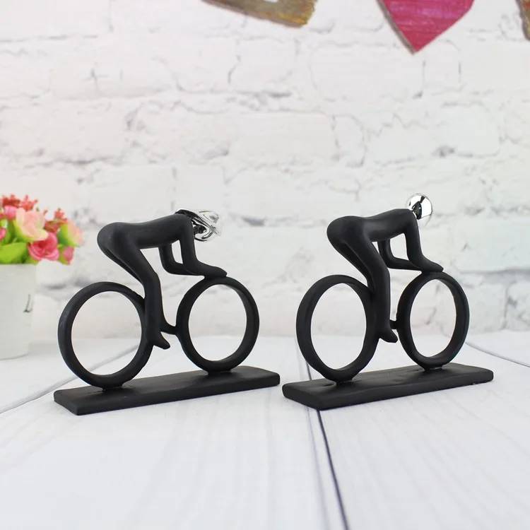 1 шт. любовник велосипедная скульптура ручной работы полирезина искусство Cartwheel