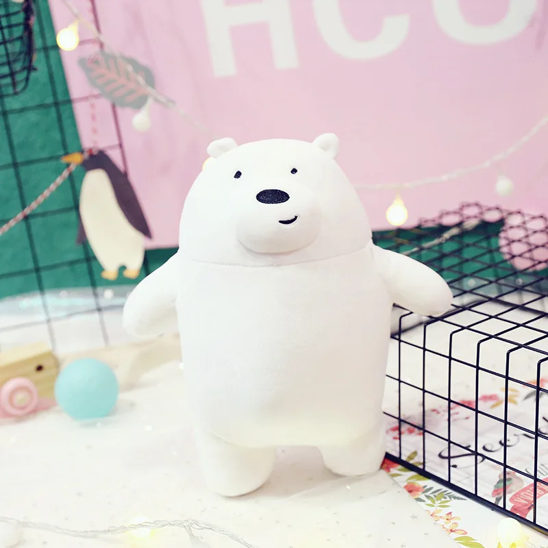 1 шт. 30-70 см Мультфильм Мы Голые Медведи Плюшевые игрушки Kawaii фаршированные гризли панда Медведь Подушка Детские игрушки девочки подарок на день рождения
