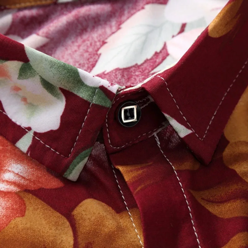 Мужская Летняя одежда модные мужские рубашки с коротким рукавом хлопковые