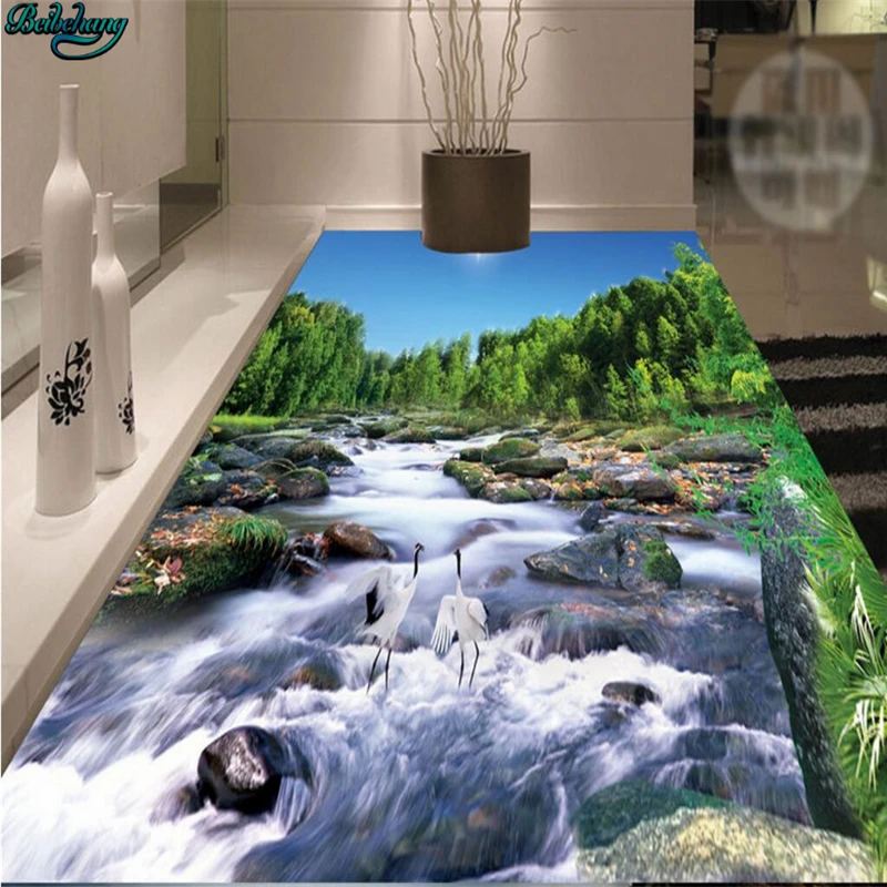 Большой заказ для ванной комнаты кухни гостиной зеленые горы и зеленая вода 3D