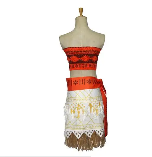 1 компл./лот принцессы с героями мультфильма Моана Маскарадный костюм для детей