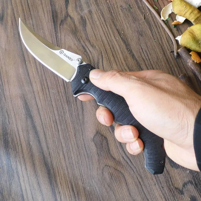 58-60HRC Ganzo F712 440C Лезвие G10 Ручка EDC Складной нож инструмент для выживания кемпинга охотничий карманный нож тактический edc Открытый инструмент