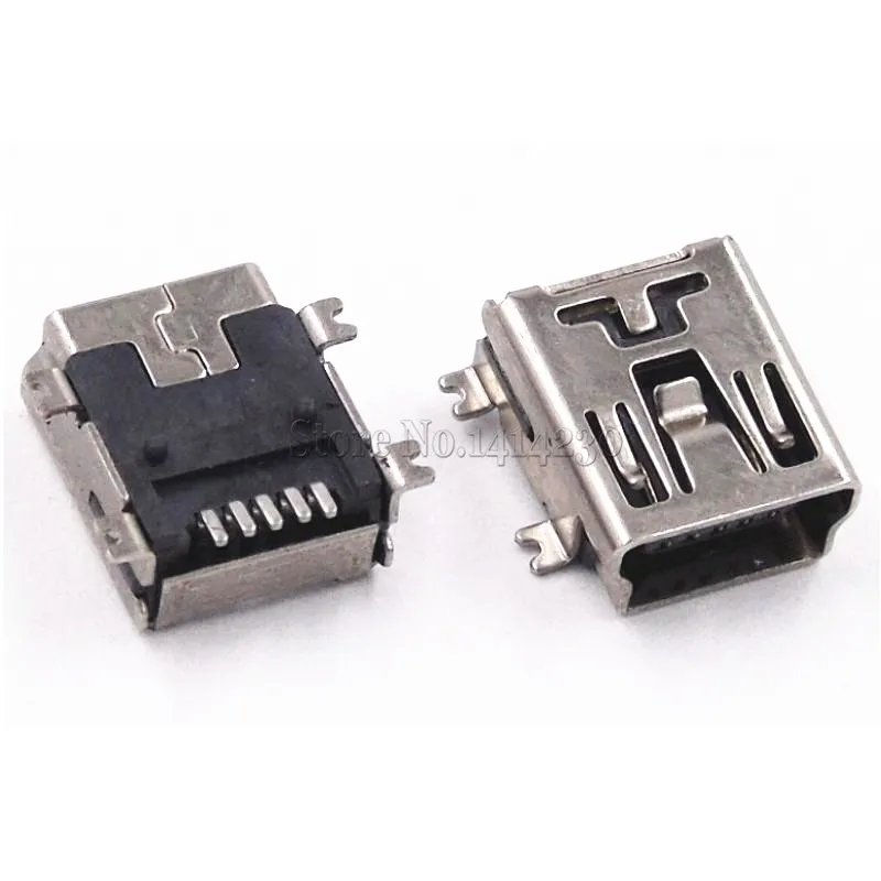 

10PCS Mini USB SMD 5 Pin Female Mini B Socket Connector Plug