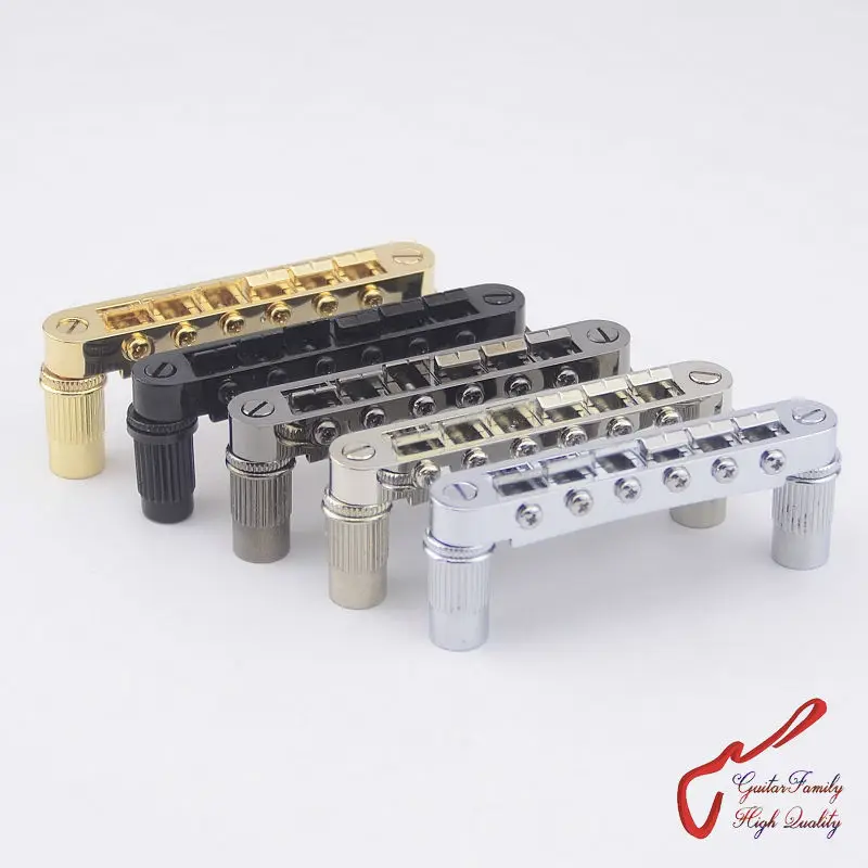 1 Set GuitarFamily Open Base Longer Saddle Screws Tune-O-Matic Electric Guitar  Bridge ( #1272 ) MADE IN KOREA