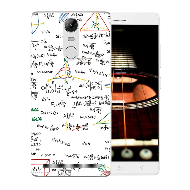 Чехол для телефона Lenovo K5 Note A7020 с цветным рисунком 5 дюймов мягкий силиконовый