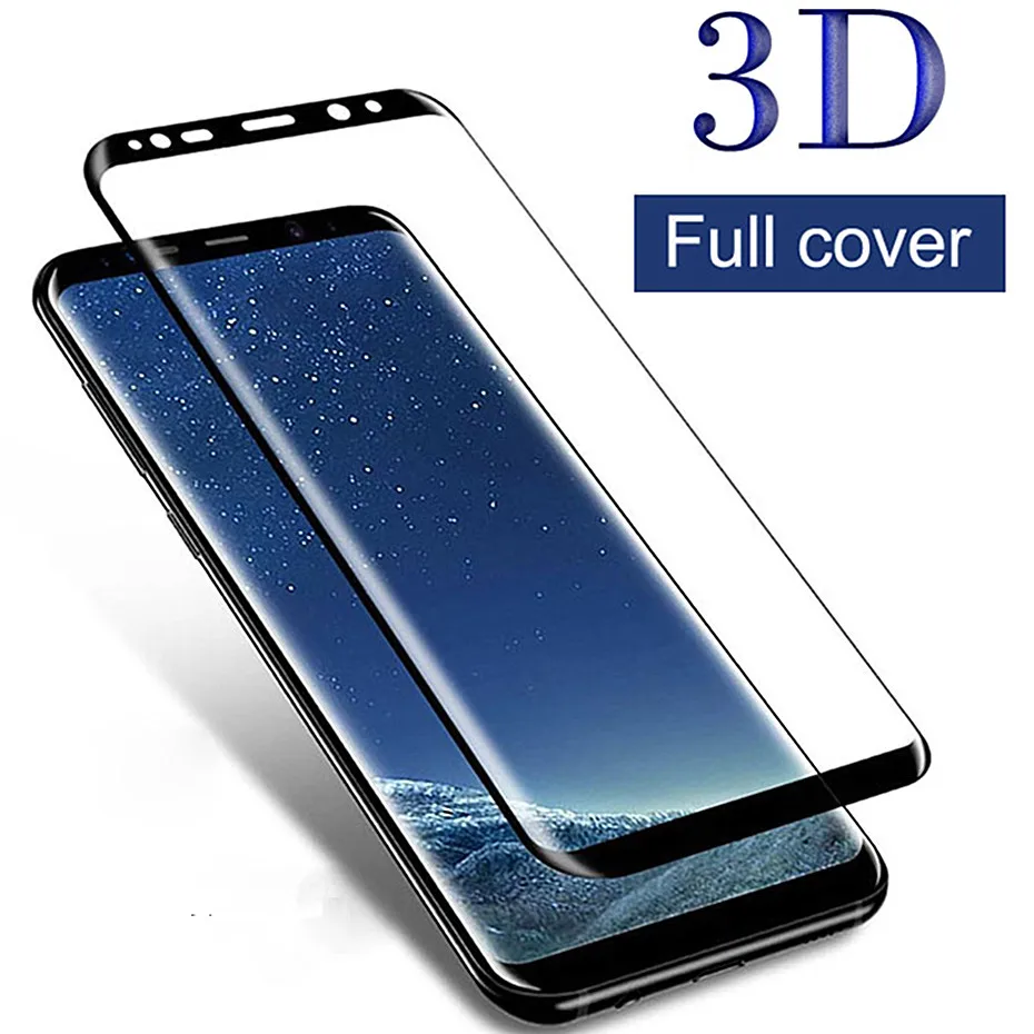 9h закаленное стекло для samsung S8 galaxy plus 3d полное покрытие экрана протектор на s9