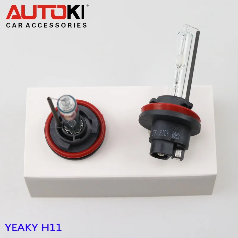 Бесплатная доставка супер яркая ксеноновая лампа AUTOKI YEAKY серии AC 35 Вт 12 В H11