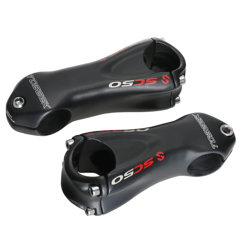 S126 Cycling Bicycle Stem black 10 degree SC50 full carbon fiber road bike riser mountain handlebar | Спорт и развлечения
