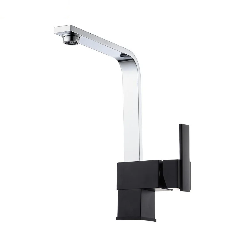 

ITAS-6633 Kitchen faucet black faucet hot and cold single mixer tap-145