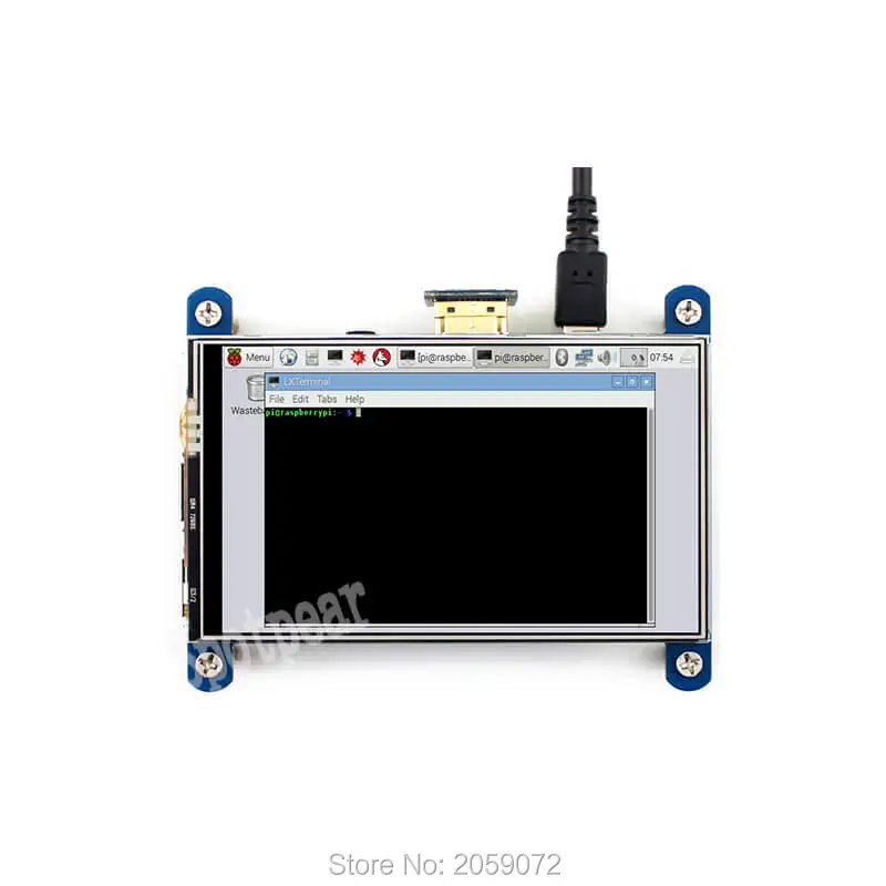 Raspberry Pi LCD сенсорный экран 4 дюйма 800x480 IPS hdmi дисплей лучше чем 3 5 экран|raspberry pi|raspberry