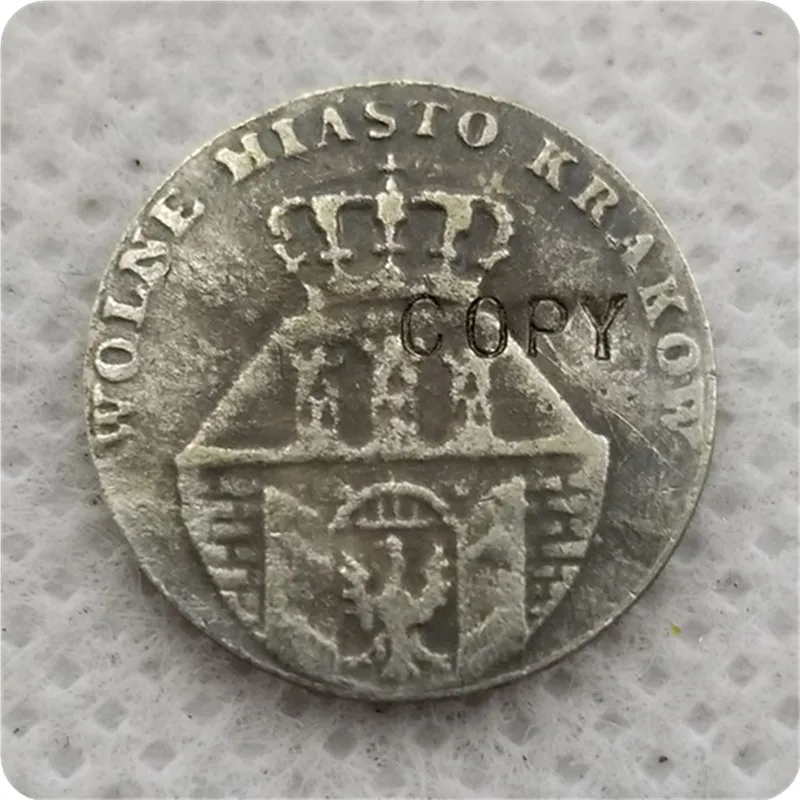1835 Poland 5 GROSZY Copy Coin commemorative coins-replica coins medal collectibles | Дом и сад