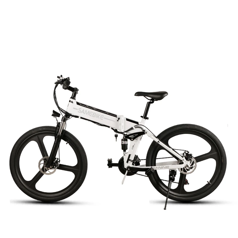 SAMEBIKE LO26 Умный складной электрический велосипед 350 Вт бесщеточный мотор дисковые