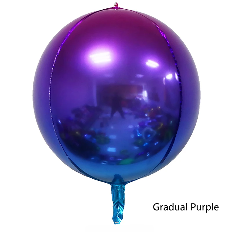 1 шт. постепенный Цвет 4D Воздушные шары Красочные воздушные на День рождения