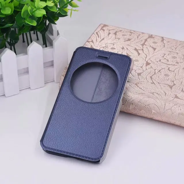 Чехол для Asus Zenfone3 GO ZB501KL, откидная подставка с окошком обзора, кожаный чехол для телефона, чехол для Asus Zenfone 3 Live ZB501KL